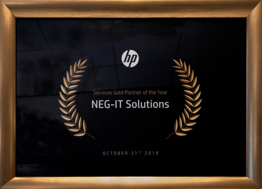 NEG-ITSolutions, HP Gold Services Partner of the Year